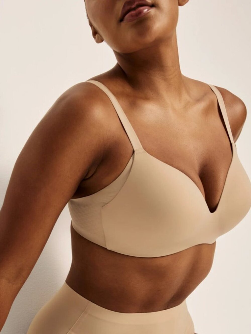 Knix - WingWoman Contour Bra, 36G, Warm Sand, Wireless T-Shirt Bra​​ - Picture 3 of 16